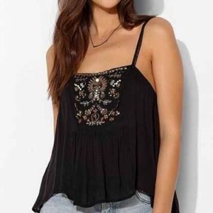 Ecote Heavy Metal Embellished Cami-UrbanOutfitters